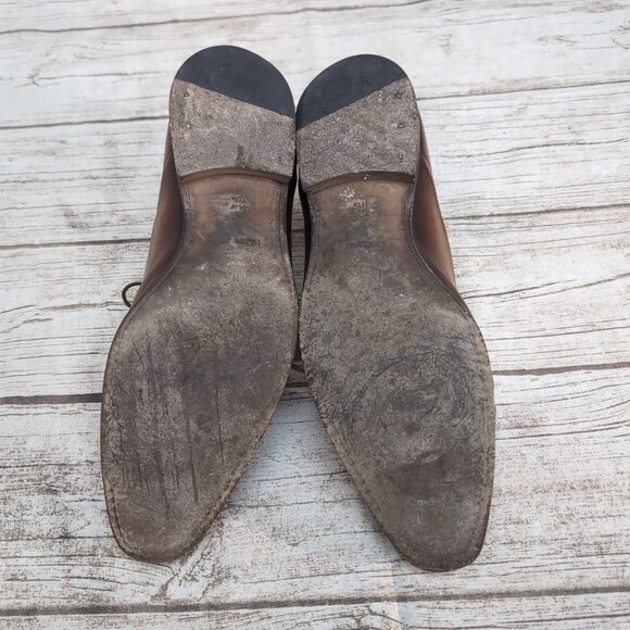 Magnanni Flex Brown Leather Oxford Dress Shoes Men Size 11 - Picture 8 of 8